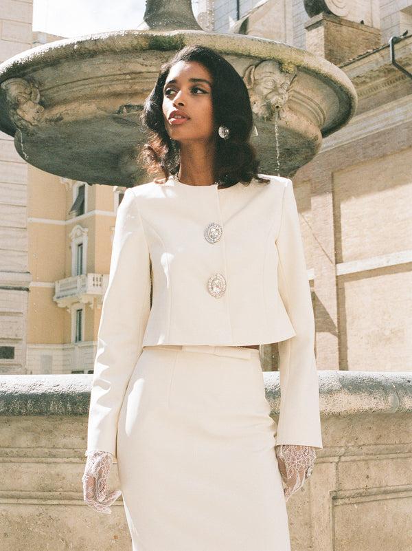 Nana Jacqueline Claira Coat (Off White)