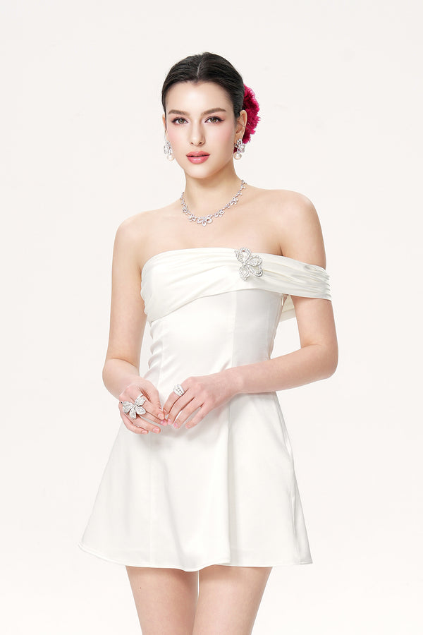 Nana Jacqueline Cornelia Dress (White)