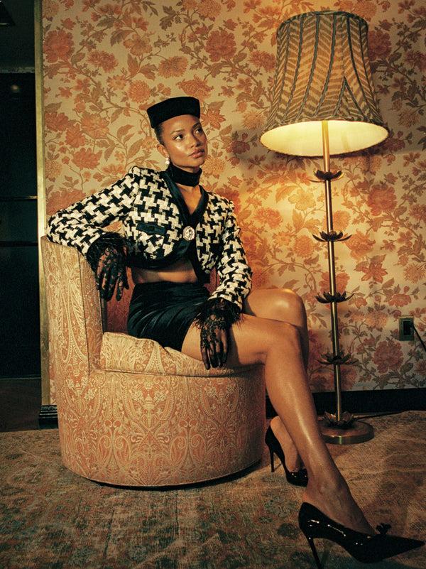 Nana Jacqueline Dahlia Feather Blazer (Final Sale)