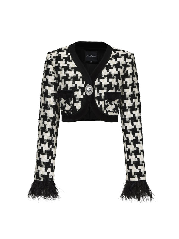 nana jacqueline Dahlia Feather Blazer (Final Sale)