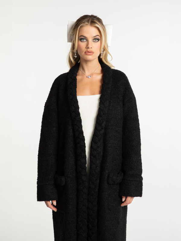 Nana Jacqueline Elsa Coat (Black) (Final Sale)