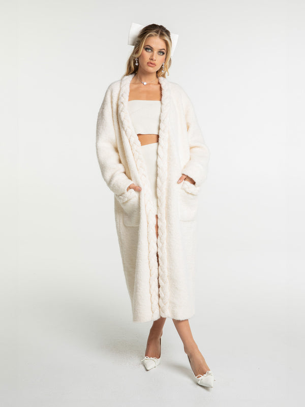 Nana Jacqueline Elsa Coat (Off White) (Final Sale)