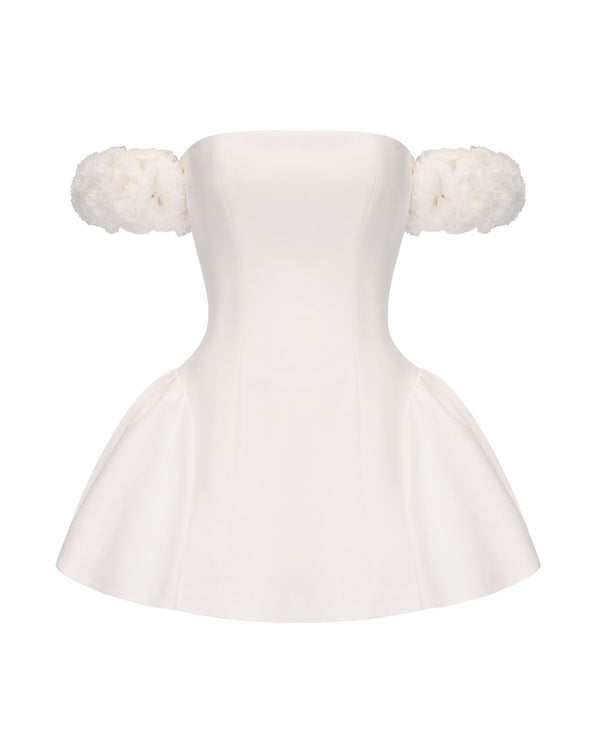 nana jacqueline Flora Dress (White)