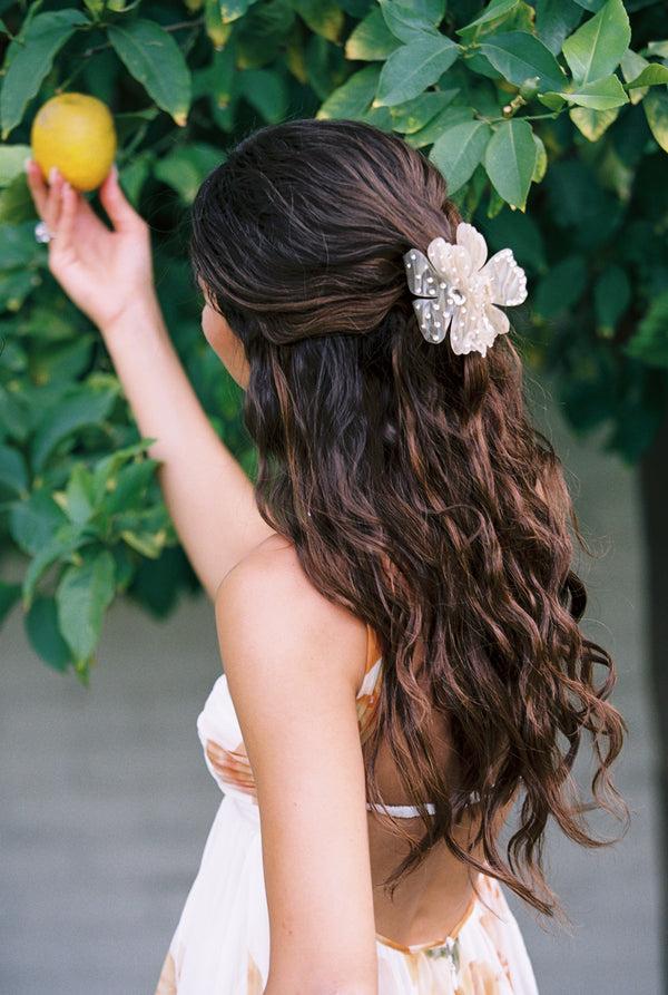 Nana Jacqueline Flora Hairclip (Yellow)