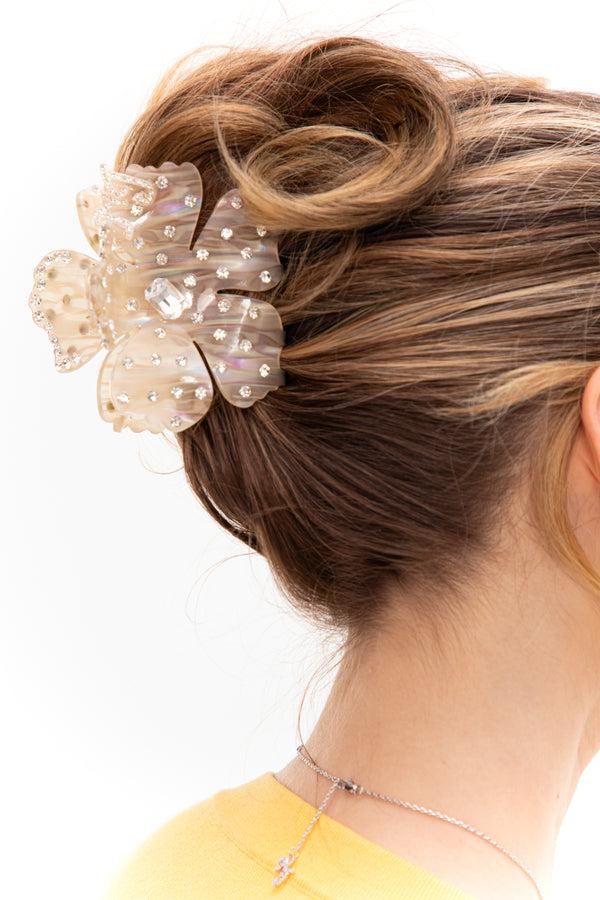 Nana Jacqueline Flora Hairclip (Yellow)