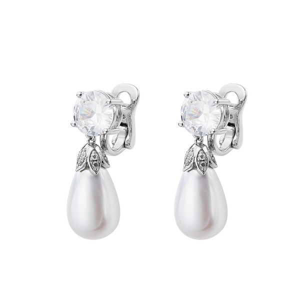 Nana Jacqueline Francesca Pearl Earrings