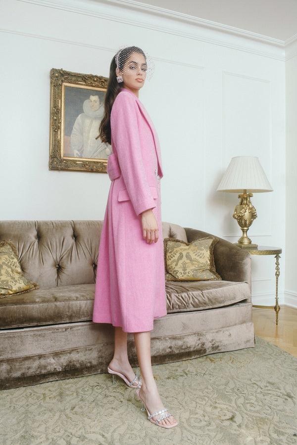 Nana Jacqueline Gabriella Coat In Pink