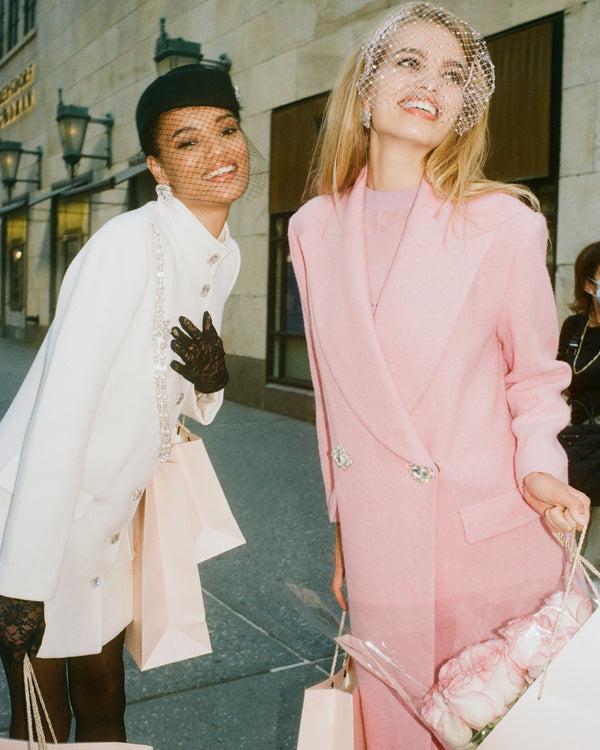 nana jacqueline Gabriella Coat in Pink