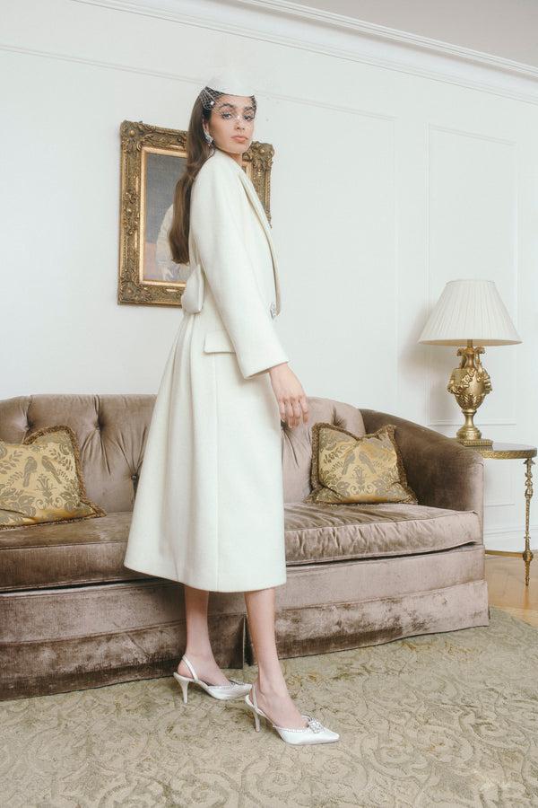 Nana Jacqueline Gabriella Coat In White
