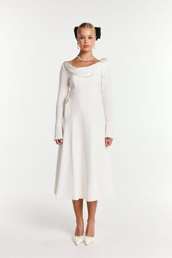 Nana Jacqueline Giselle Dress (White) (Final Sale)