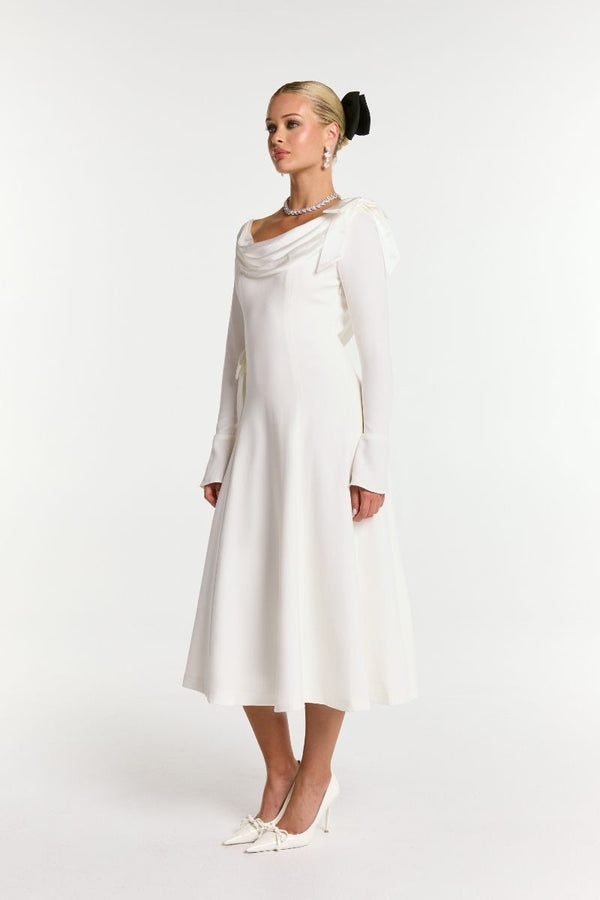 Nana Jacqueline Giselle Dress (White) (Final Sale)