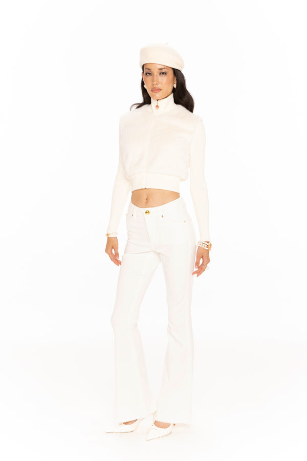 Nana Jacqueline Hailey Knit Jacket (White)