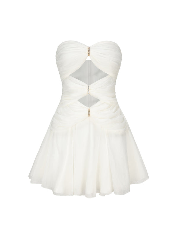 nana jacqueline Ilana Dress (White)