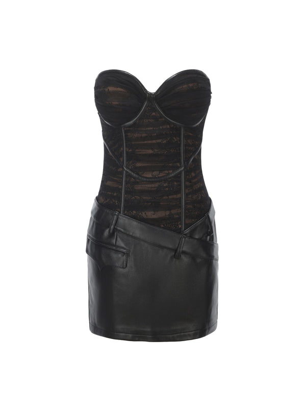 nana jacqueline Jane Lace Dress (Black) (Final Sale)