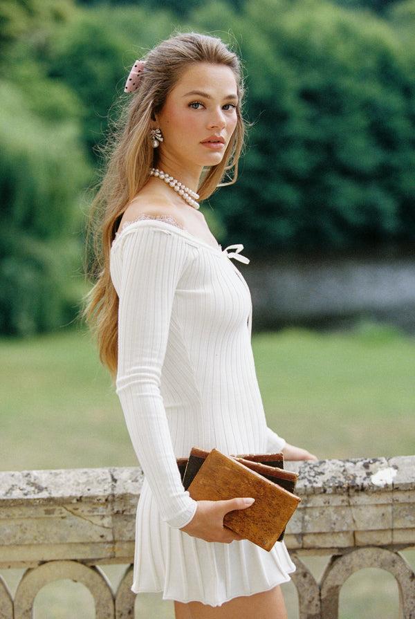 Nana Jacqueline Jenna Dress (White)