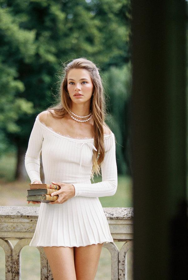 Nana Jacqueline Jenna Dress (White)