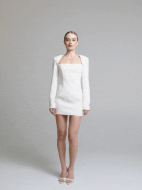 Nana Jacqueline Jillian Dress (Ivory) (Final Sale)