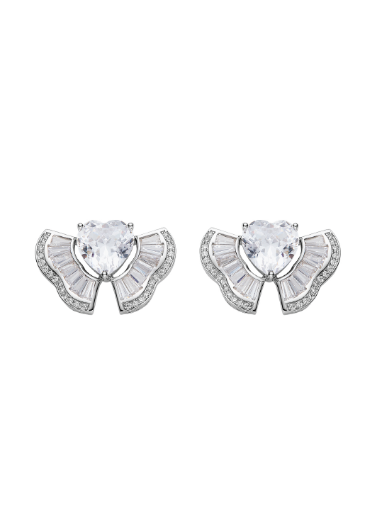 nana jacqueline Juliet Heart Earrings (Final Sale)