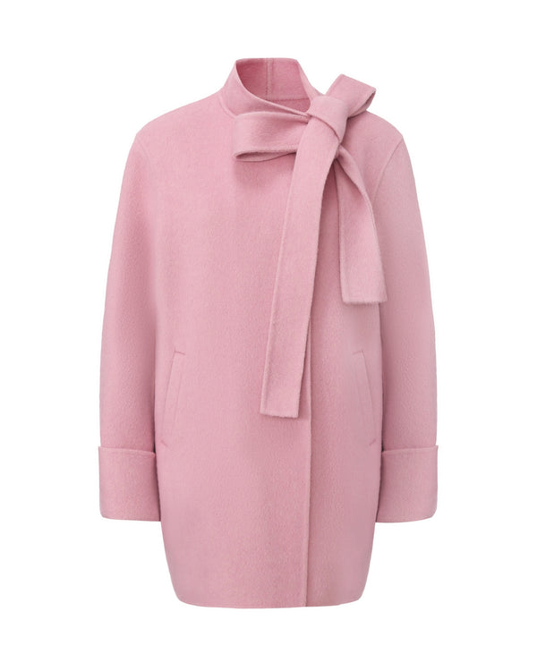 nana jacqueline Juliette Cocoon Coat (Pink)
