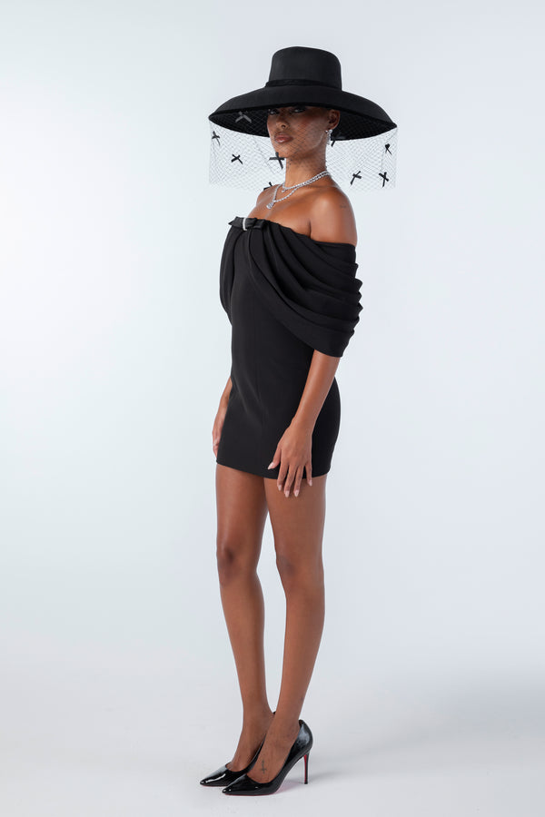 Nana Jacqueline Kate Bow Dress (Black)