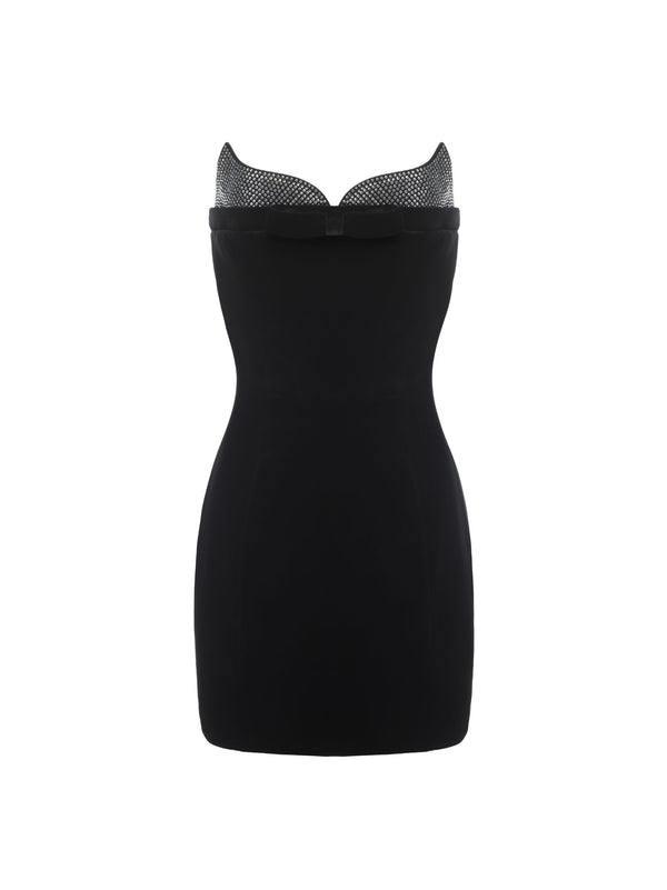 nana jacqueline Keira Velvet Mini Dress (Final Sale)