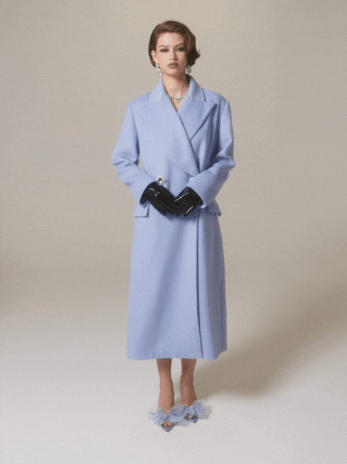 Nana Jacqueline Kimberly Coat (Blue) (Final Sale)