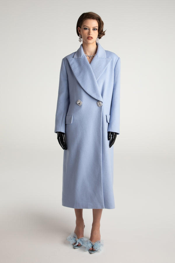 Nana Jacqueline Kimberly Coat (Blue) (Final Sale)