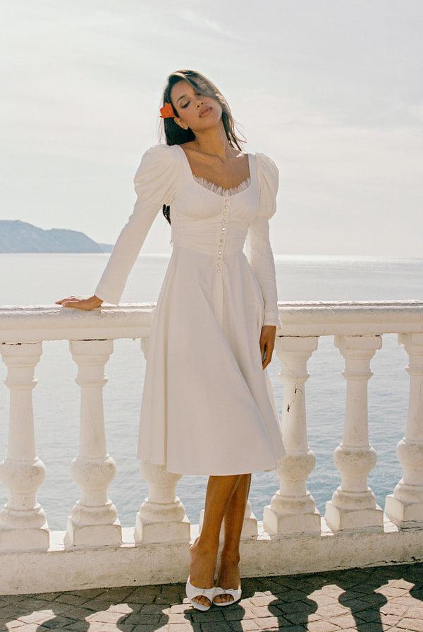 Nana Jacqueline Livia Dress (White)