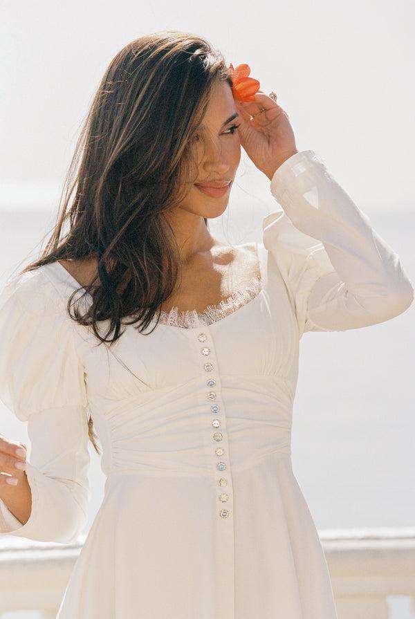 Nana Jacqueline Livia Dress (White)