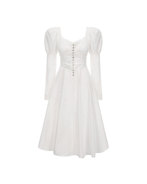 nana jacqueline Livia Dress (White)