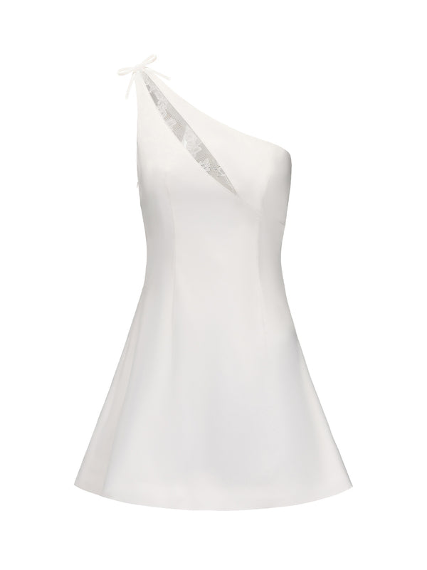 nana jacqueline Liza Dress (White) (Final Sale)