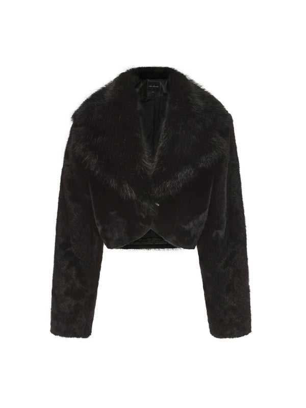 nana jacqueline Mara Fur Coat (Black)