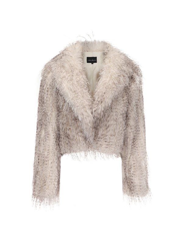 nana jacqueline Mara Fur Coat (Pattern) (Final Sale)