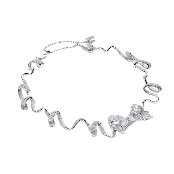 Nana Jacqueline Melanie Bow Necklace (Final Sale)