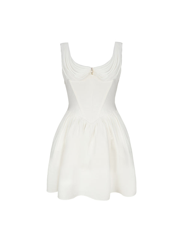 nana jacqueline Morgan Dress (White) (Final Sale)