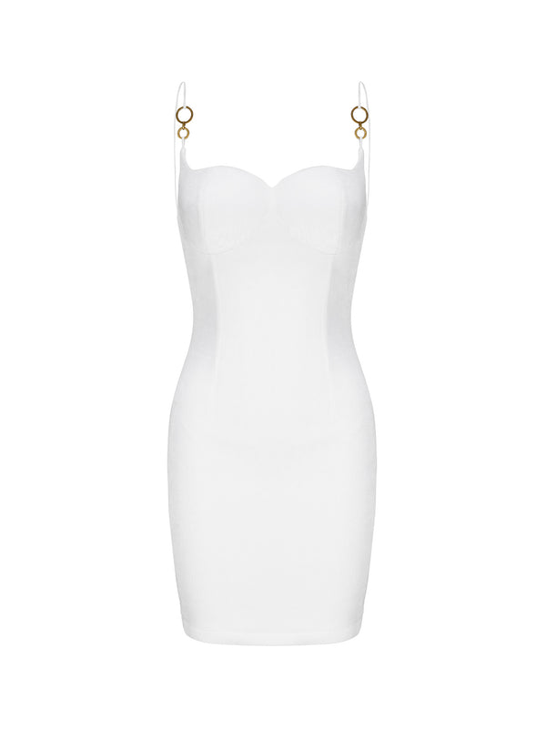 nana jacqueline Nadia Dress (White)