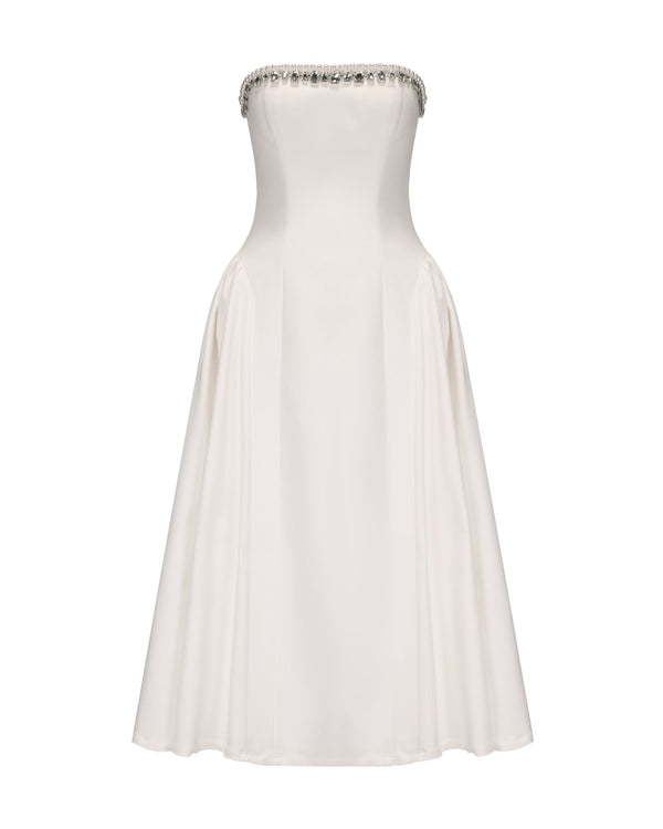 nana jacqueline Nicolette Dress (White)