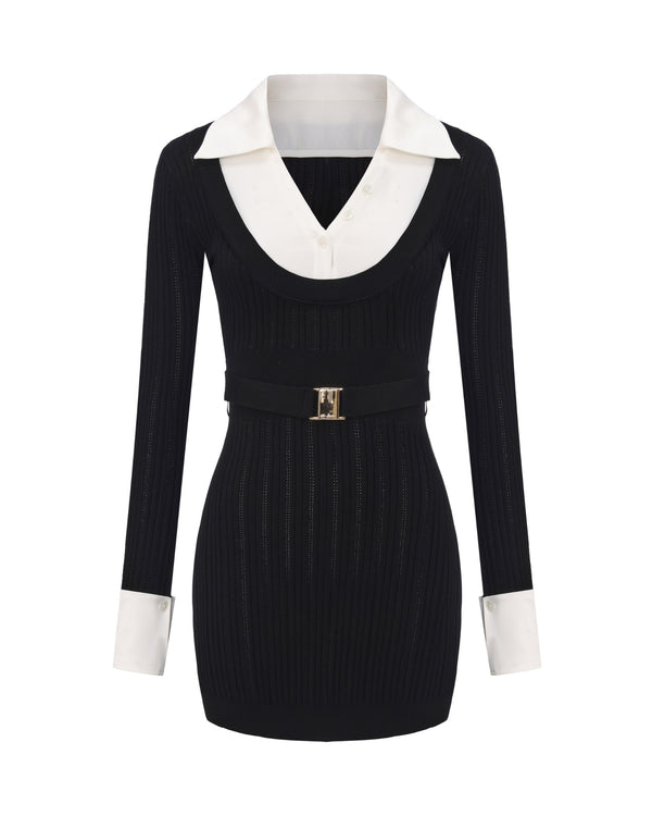 nana jacqueline Noemie Knit Mini Dress