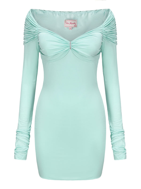nana jacqueline Olivia Dress (Mint) (Final Sale)