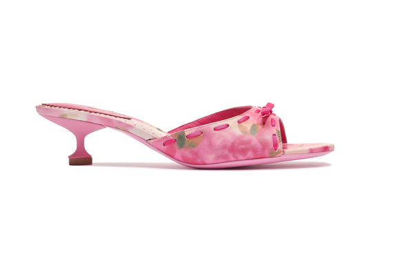 Nana Jacqueline Paulina Bow Heels (Rose) (Final Sale)