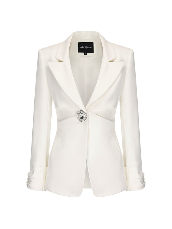 nana jacqueline Rachel Blazer (White) (Final Sale)