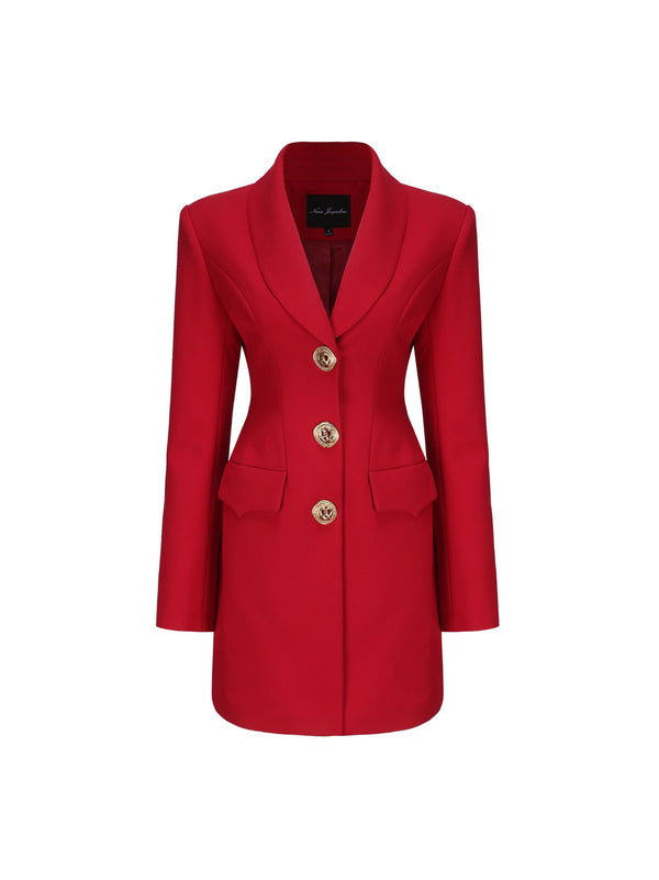 nana jacqueline Sasha Suit Jacket (Red) (Final Sale)