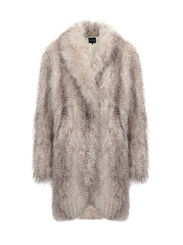 nana jacqueline Sofia Fur Coat (Pattern) (Final Sale)