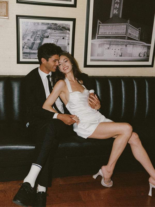 Nana Jacqueline Sophie Dress (White) (Final Sale)