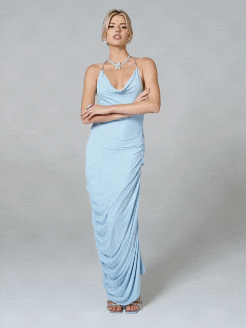 Nana Jacqueline Sorine Dress (Blue) (Final Sale)