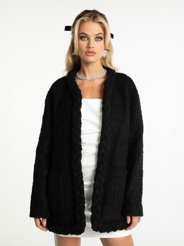 Nana Jacqueline Talia Coat (Black) (Final Sale)