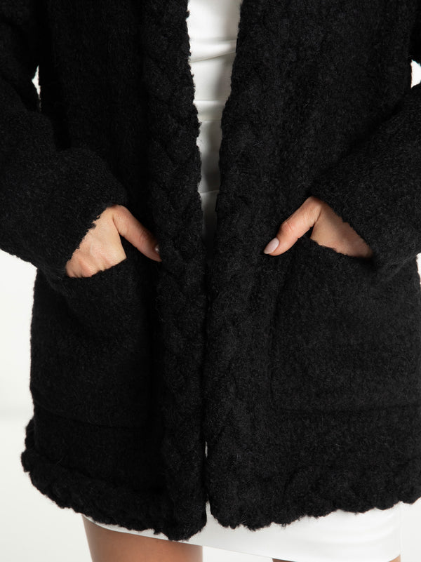 Nana Jacqueline Talia Coat (Black) (Final Sale)