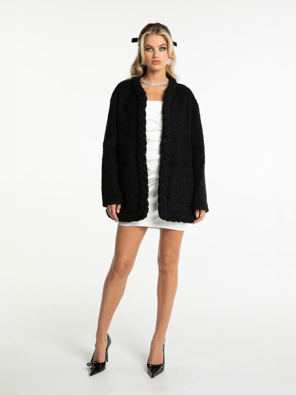 Nana Jacqueline Talia Coat (Black) (Final Sale)