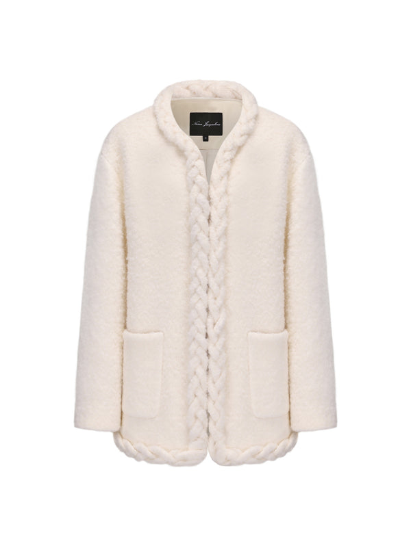 nana jacqueline Talia Coat (Off white) (Final Sale)