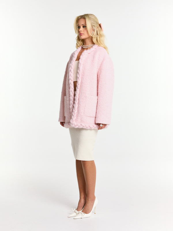 Nana Jacqueline Talia Coat (Pink) (Final Sale)